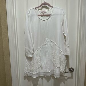 Pretty Angel Elegant White Long Sleeve Dress